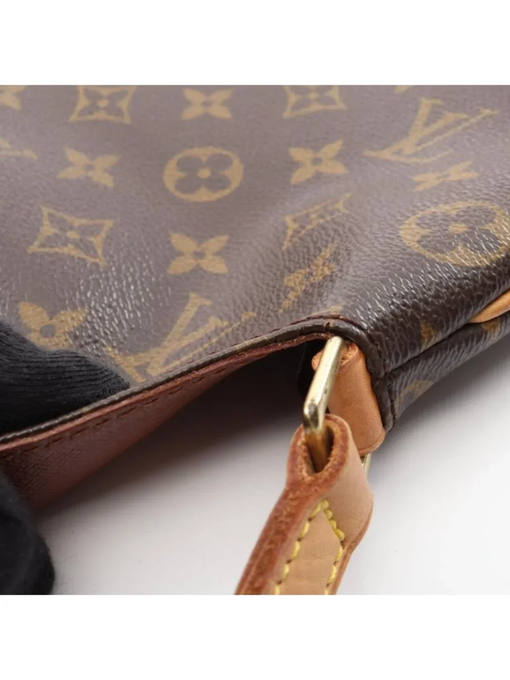 Louis Vuitton Shoulder Bag Musette Tango Long Strap Monogram Canvas Leather